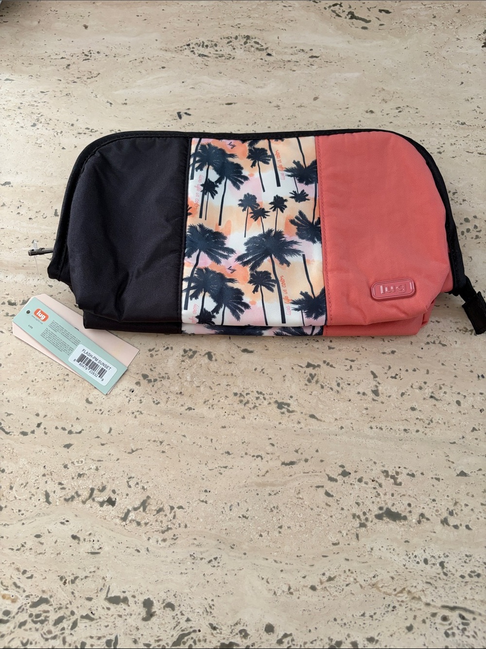 Flash Cosmetic Case Palm Sunset